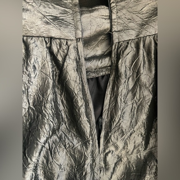 HAMPTON NITES DARK GRAY FORMAL MAXI-SKIRT SIZE 6  FLOOR LENGTH  44”  WAIST  14” - Picture 12 of 13